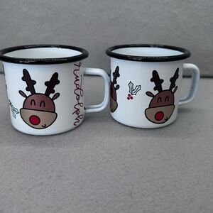 Rudolph, the rednosed reindeer, drink mugs